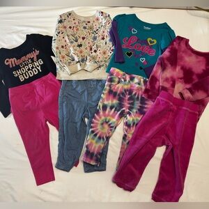 18m bundle baby girl outfits Colorful Kids Clothing Set